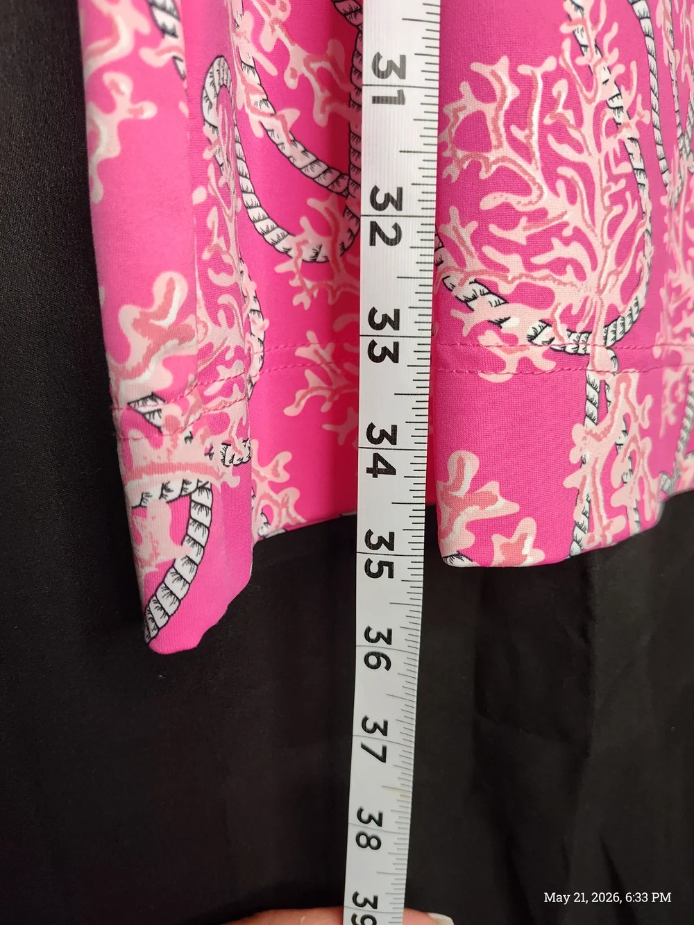 Anthony's Resort Wear Mini Dress Feminine Pink Coral Beach Travel Lightweight - Picture 5 of 6